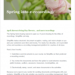 Simplifile Spring Erecording Email